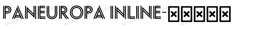 Paneuropa Inline字体转换